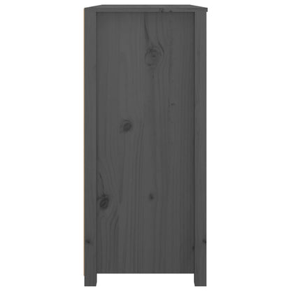 Kommode Grå 100x40x90 cm heltre furu