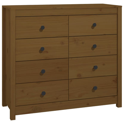 Kommode Honningbrun 100x40x90 cm heltre furu