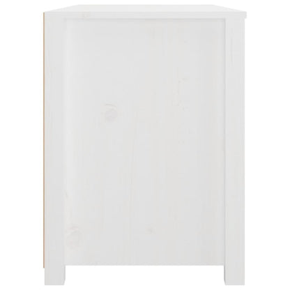 Kommode Hvit 100x40x54 cm heltre furu