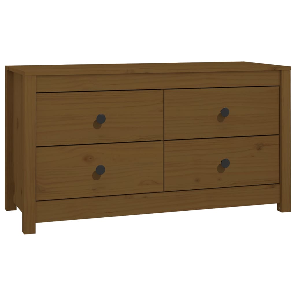 Kommode Honningbrun 100x40x54 cm heltre furu