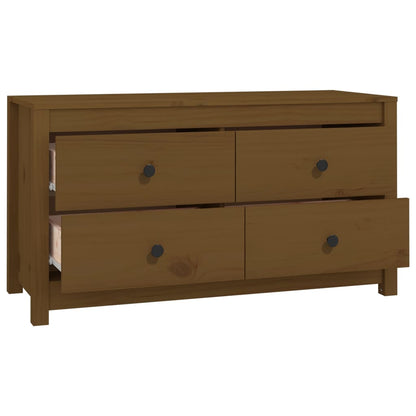 Kommode Honningbrun 100x40x54 cm heltre furu
