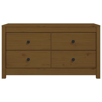 Kommode Honningbrun 100x40x54 cm heltre furu