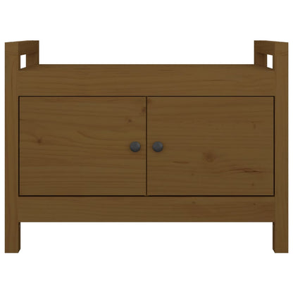 Sittebenk Gangbenk Honningbrun 80x40x60 cm heltre furu