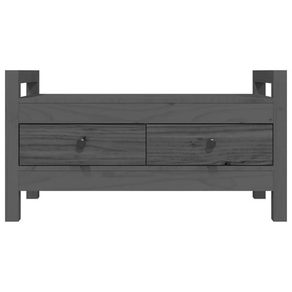 Sittebenk Gangbenk Grå 80x40x43 cm heltre furu
