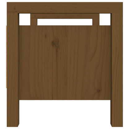 Sittebenk Gangbenk Honningbrun 80x40x43 cm heltre furu