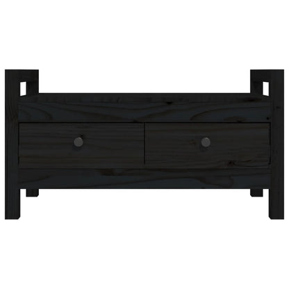 Sittebenk Gangbenk Svart 80x40x43 cm heltre furu