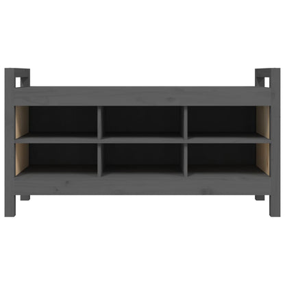 Sittebenk Gangbenk Grå 110x40x60 cm heltre furu