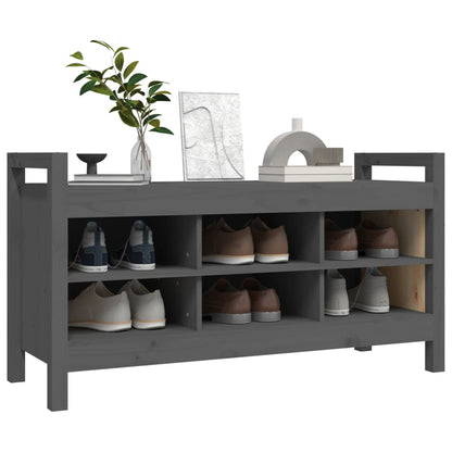 Sittebenk Gangbenk Grå 110x40x60 cm heltre furu