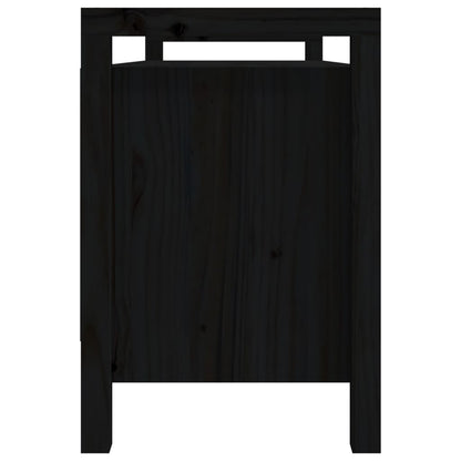 Sittebenk Gangbenk Svart 110x40x60 cm heltre furu