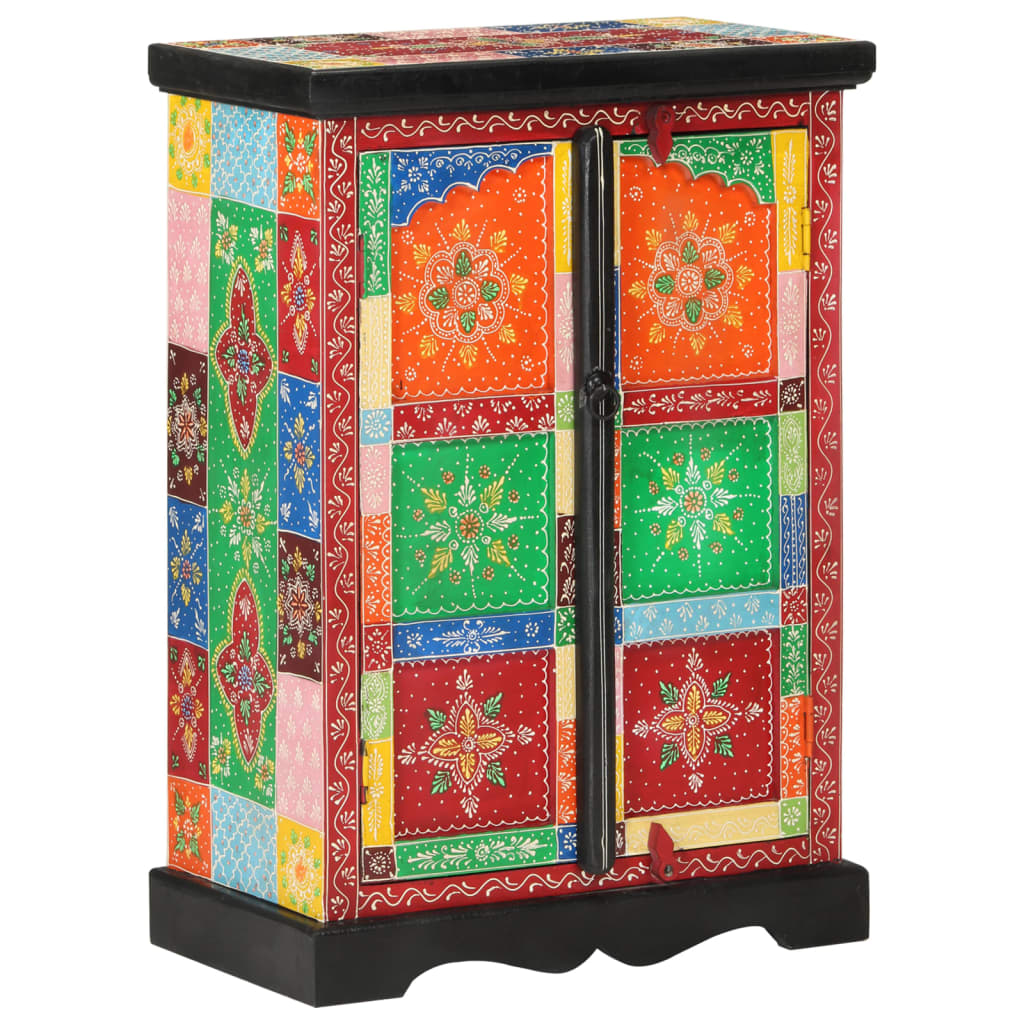 Skjenk Tre Håndmalt med dører 53x30x75 cm heltre mango