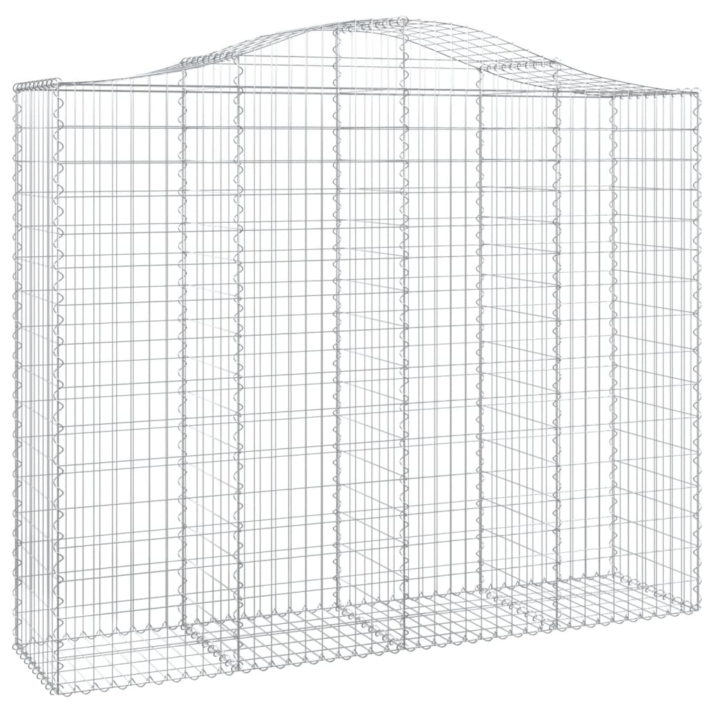 Gabionkurver buede 13 stk 200x50x160/180 cm galvanisert jern