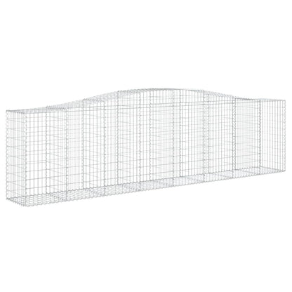 Gabionkurver buede 25 stk 400x50x100/120 cm galvanisert jern