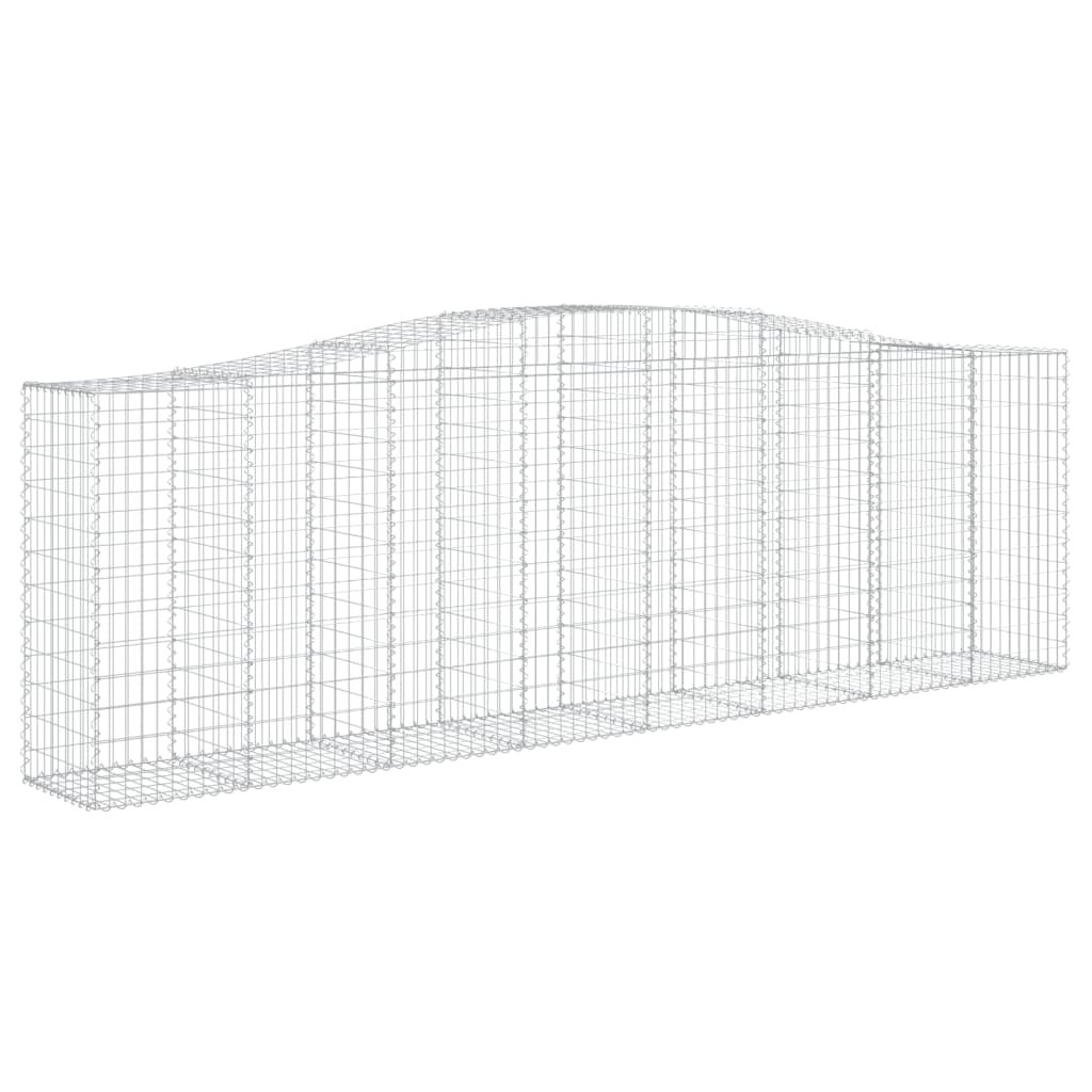Gabionkurver buede 25 stk 400x50x120/140 cm galvanisert jern