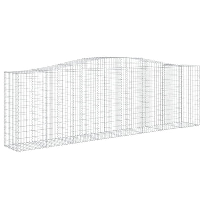 Gabionkurver buede 25 stk 400x50x120/140 cm galvanisert jern