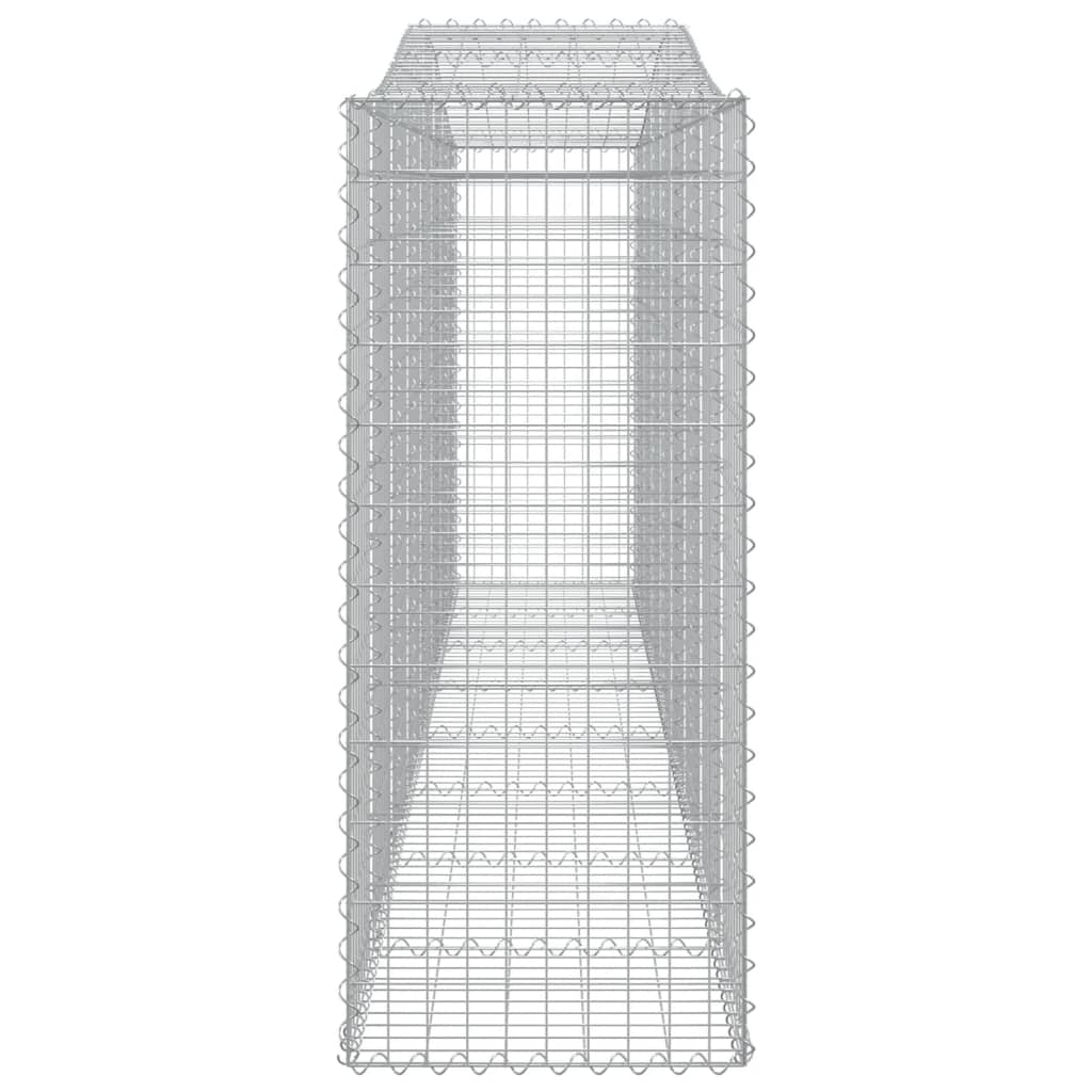 Gabionkurver buede 25 stk 400x50x120/140 cm galvanisert jern