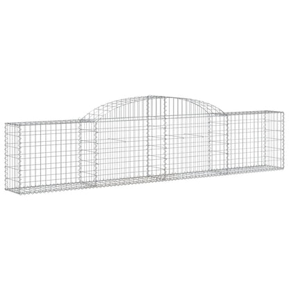 Gabionkurver buede 13 stk 300x30x60/80 cm galvanisert jern