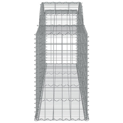 Gabionkurver buede 20 stk 300x50x80/100 cm galvanisert jern