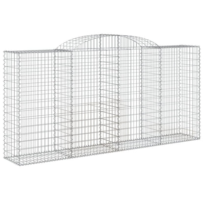 Gabionkurver buede 25 stk 300x50x140/160 cm galvanisert jern