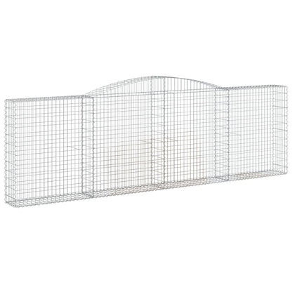Gabionkurver buede 20 stk 400x30x120/140 cm galvanisert jern