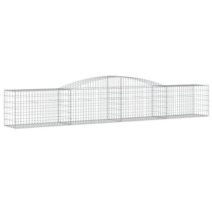 Gabionkurver buede 20 stk 400x50x60/80 cm galvanisert jern