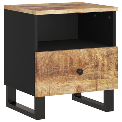 Nattbord Sengbord Tre Heltre mango og
