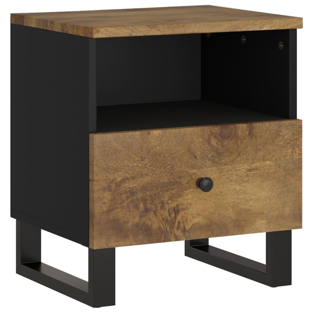 Nattbord Sengbord Tre heltre mango og