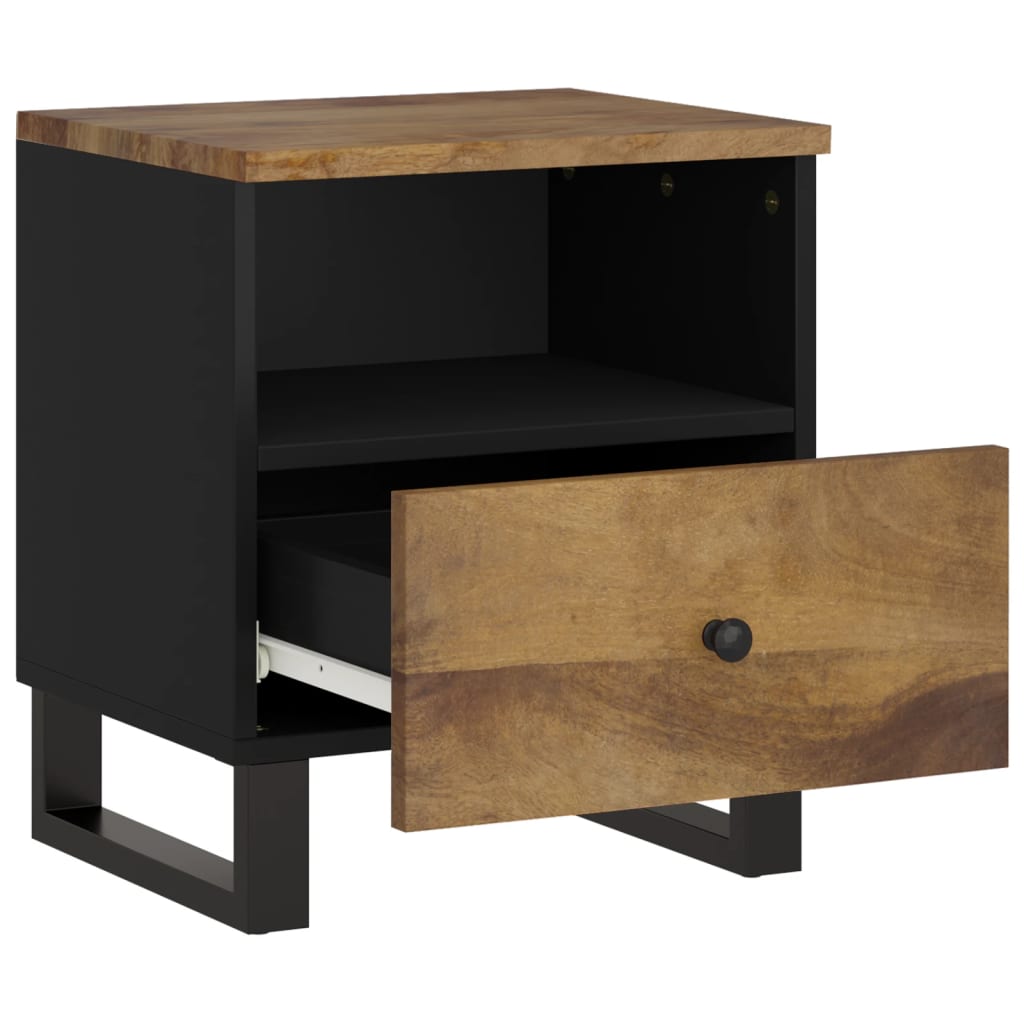 Nattbord Sengbord Tre heltre mango og