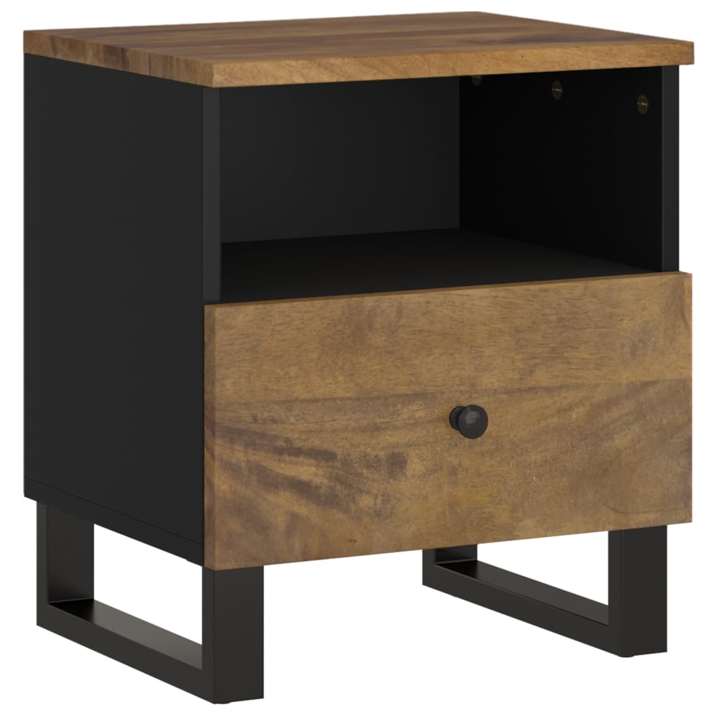 Nattbord Sengbord Tre heltre mango og