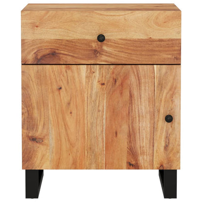 Nattbord Sengbord Tre 50x33x60 cm heltre akasie og