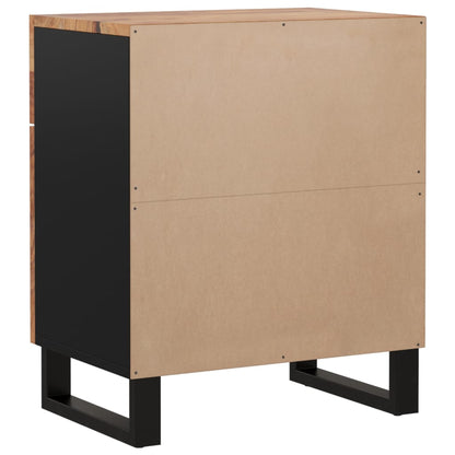 Nattbord Sengbord Tre 50x33x60 cm heltre akasie og