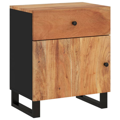 Nattbord Sengbord Tre 50x33x60 cm heltre akasie og