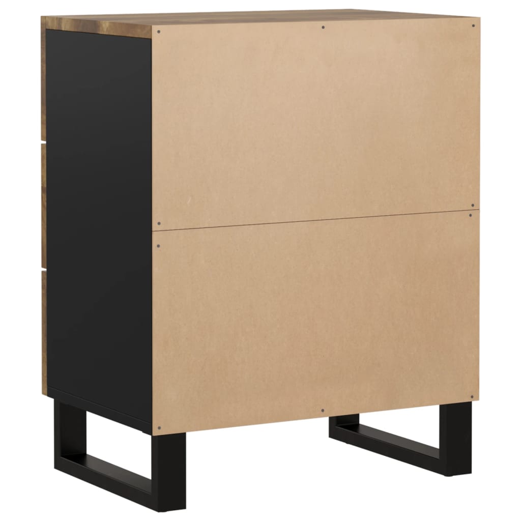 Nattbord Sengbord Tre 50x33x62 cm heltre mango og