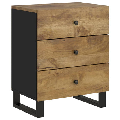 Nattbord Sengbord Tre 50x33x62 cm heltre mango og