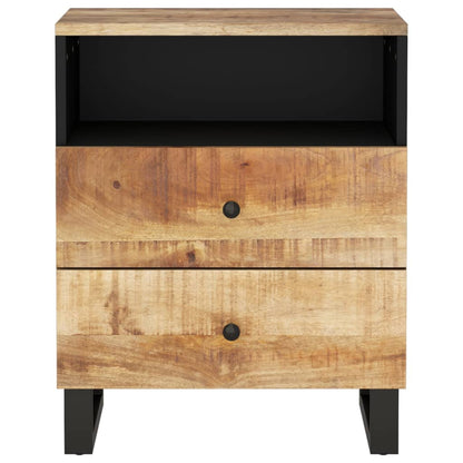 Nattbord Sengbord Tre 50x33x62 cm heltre mango og