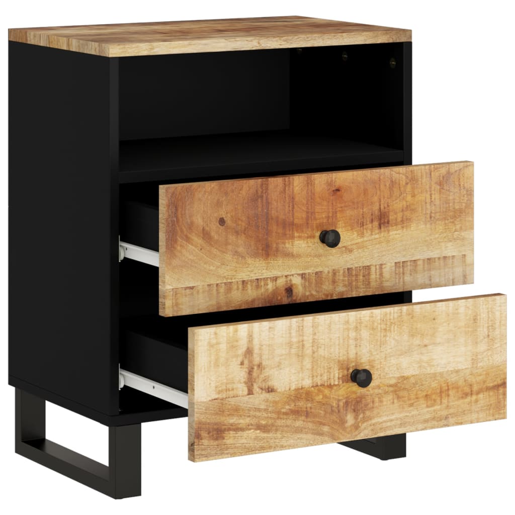 Nattbord Sengbord Tre 50x33x62 cm heltre mango og