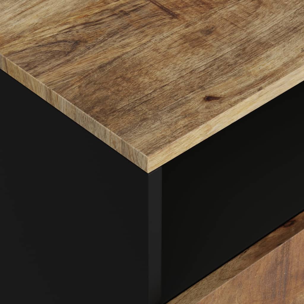 Nattbord Sengbord Tre 50x33x62 cm heltre mango og