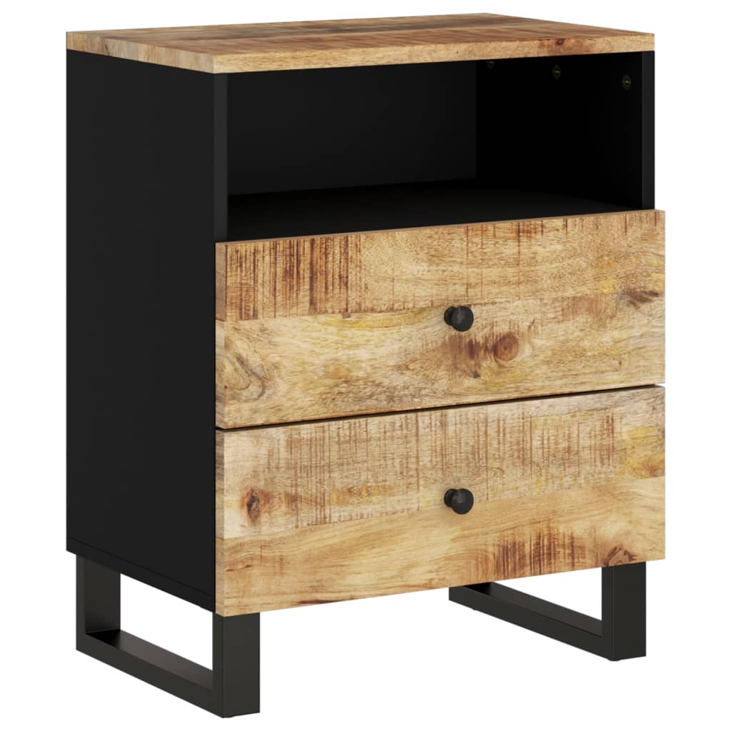 Nattbord Sengbord Tre 50x33x62 cm heltre mango og