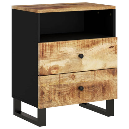 Nattbord Sengbord Tre 50x33x62 cm heltre mango og