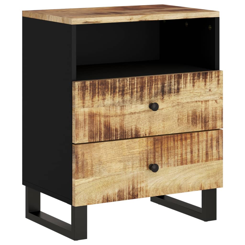 Nattbord Sengbord Tre 50x33x62 cm heltre mango og