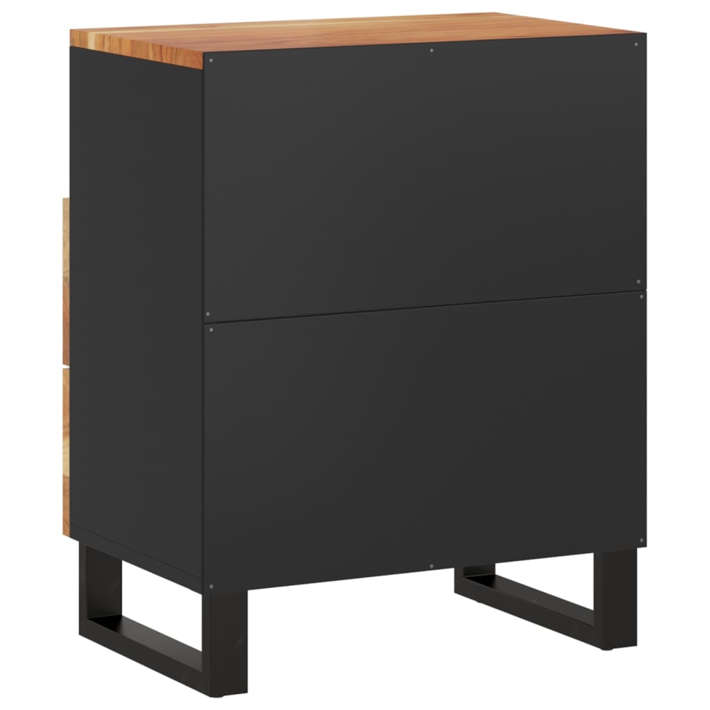 Nattbord Sengbord Tre 50x33x62 cm heltre akasie og