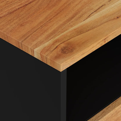 Nattbord Sengbord Tre 50x33x62 cm heltre akasie og