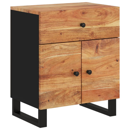 Nattbord Sengbord Tre 50x33x60 cm heltre akasie og