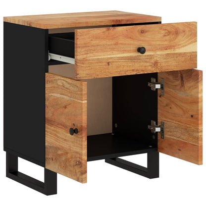 Nattbord Sengbord Tre 50x33x60 cm heltre akasie og