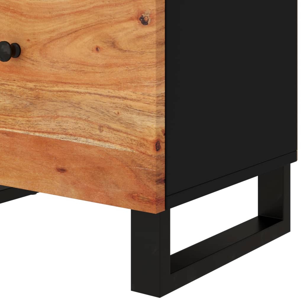 Nattbord Sengbord Tre 50x33x60 cm heltre akasie og