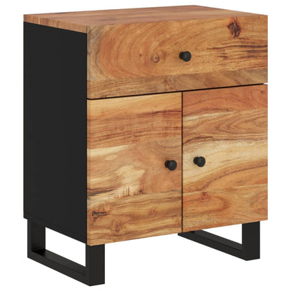 Nattbord Sengbord Tre 50x33x60 cm heltre akasie og