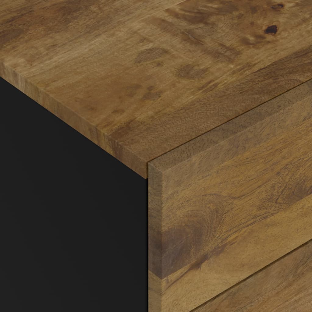 Nattbord Sengbord Tre 50x33x60 cm heltre mango og