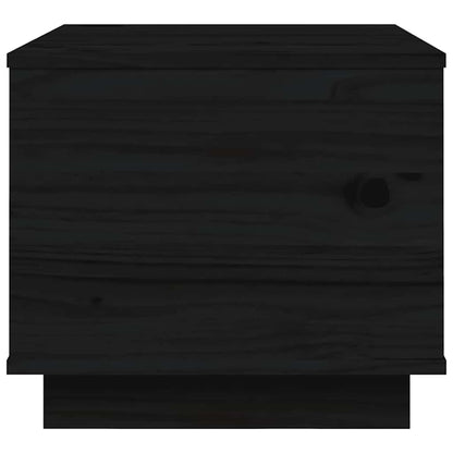 Salongbord Sofabord Svart 40x50x35 cm heltre furu