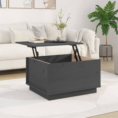 Salongbord Sofabord Grå 60x50x35 cm heltre furu