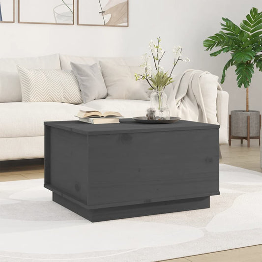 Salongbord Sofabord Grå 60x50x35 cm heltre furu