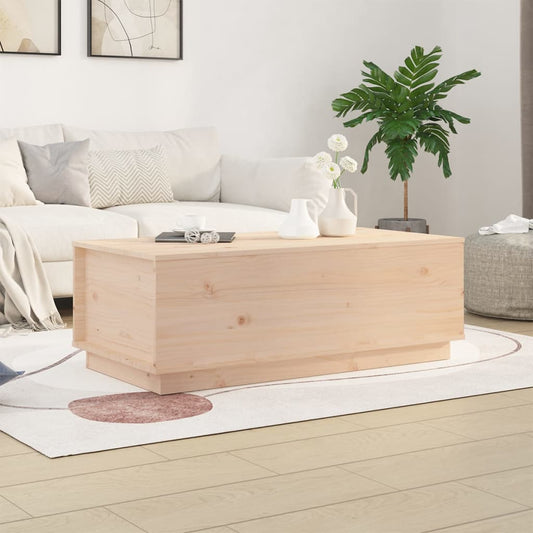 Salongbord Sofabord Tre 100x50x35 cm heltre furu